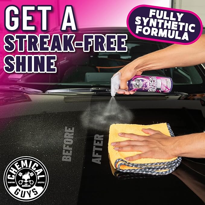 Chemical Guys WAC21116 Synthetic Quick Detailer, Safe for Cars, Trucks, SUVs, Motorcycles, RVs & More, 16 fl oz