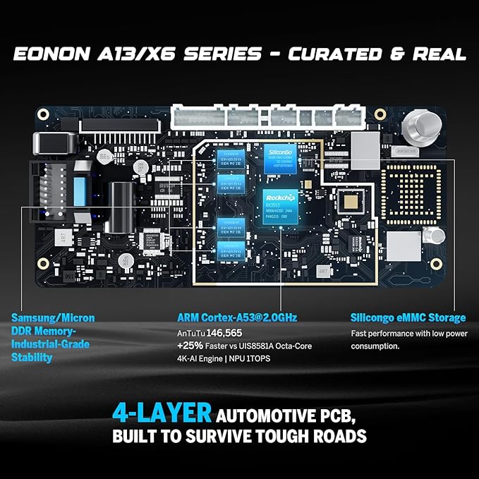 Eonon Car Stereo for BMW E46 M3/328i /330Ci/325i/325xi/328i/328xi/330i/330xi Wireless CarPlay Android Auto Head Unit, 9 Inch Touchscreen Radio, Bluetooth, AM/FM, SWC, GPS Navigation,E46A13