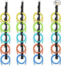 Extension Cord Organizer,4 PCS Extension Cord Hanger with 5 Slots,Garage Garden Storage Straps Black Organizer Straps for Cable, Hose, Rope, Light String, Tool