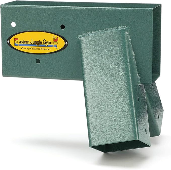 Eastern Jungle Gym Easy 1-2-3 A-Frame Swing Set Bracket Heavy Duty for EZ, Simple Install - DIY Swing Set Parts Green