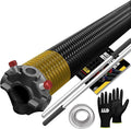 Garage Door Torsion Spring Kit 250x2x30 for Right Side of Garage Door with 1" Steel Bearing, Gloves, Manual, and Winding Bars Precision E-Coating 5-Year Warranty Minimum 30,000 Cycles (Black Cone)