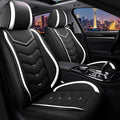Car Seat Covers for Chrysler Pacifica 2004-2025, Stylish Sport Seat Cover, Premium Nappa Leather Car Seat Cover. Automobile Seat Covers Sets.(Standard 2 Seats/Black White)