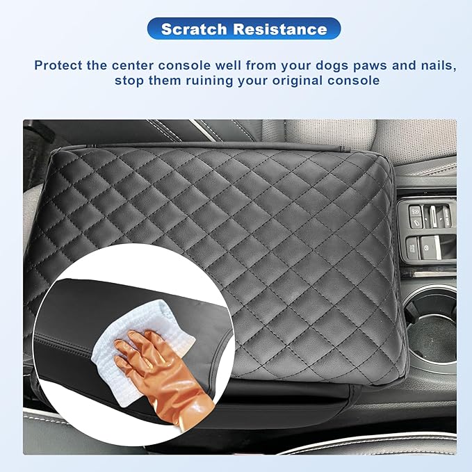 CDEFG 2023-2025 Pilot Center Console Cover for 2023-2025 Honda Pilot/2024-2025 Ridgeline/ 2024-2026 Passport Armrest Cover Middle Console Pad Arm Rest Cushion 2025 Pilot Hybrid Accessories