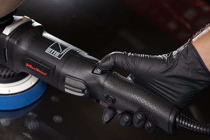 Maxshine M15 Pro Dual Action Polisher | 15mm Throw, 5" Backing Plate, 1000W, Black | Variable Speed, Ergonomic Grip, Low Vibration | For Car Detailing and Paint Correction