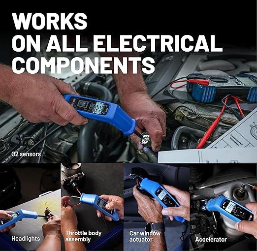 Innova 5420 Power Circuit Tester for Automotive | Fuse, Relay, Battery, and Circuit Diagnostics | Voltage Tester, Multimeter, Relay Tester, Short Circuit Finder, 12V/24V with LCD & Circuit Breaker