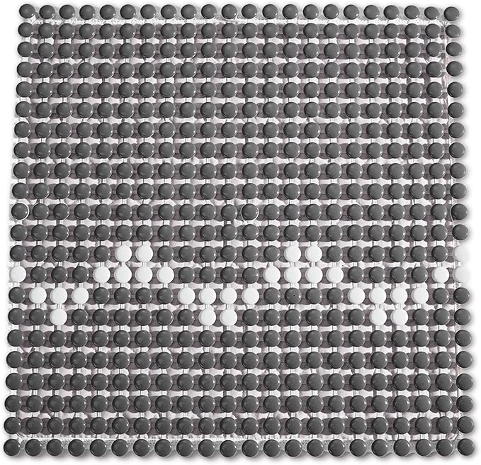 HOMREST Cooling Seat Cushion for Back Pain 17x17 Ceramic Bead Massage Seat Pad for Office Chair, Car, Home Breathable Summer Chair Cushion (Grey)