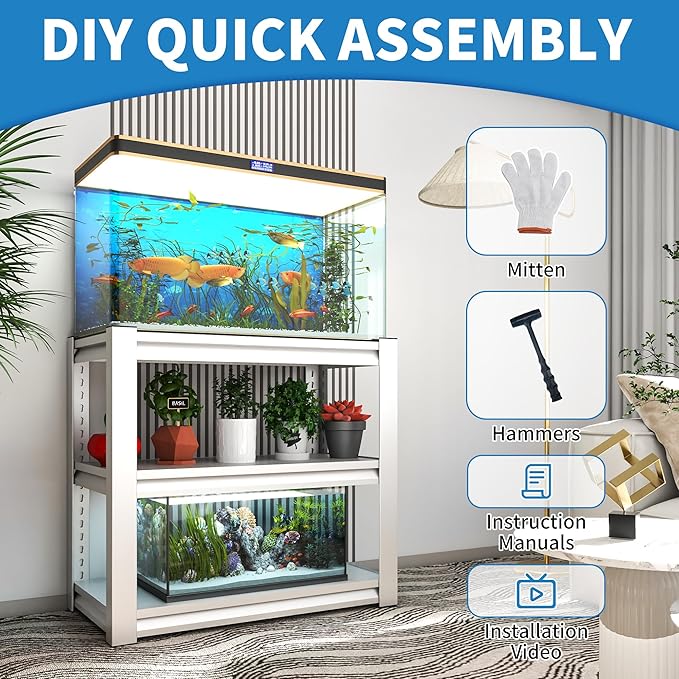White 3-Tier Metal Shelving Heavy Duty Small Storage Racks, Utility Garage Shelving Organization for Basement Workshop Pantry Balcony