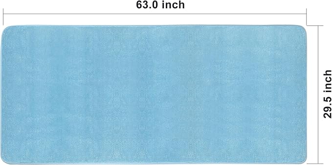 JOYMOOP Car Dry Towel, Quick Drying, Large Size, Microfiber Cleaning Cloth, Blue, 29.5 X 63 Inches, 1 Pack for Boates, RVs, SUVs, Trucks, Cars