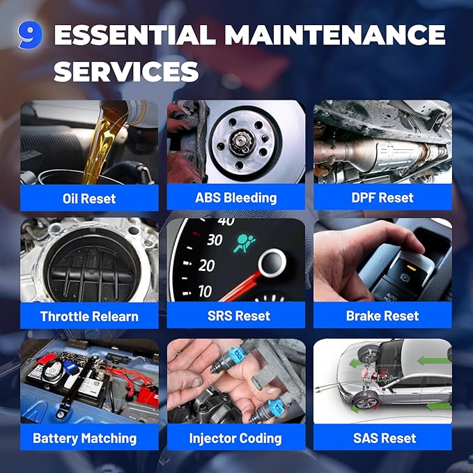 TOPDON ArtiDiag600 Pro, OBD2 Scanner Diagnostic Tool for All Systems, Code Reader Scan Tool with 9 Essential Maintenance Functions, Car Scanner with Andriod OS, Upgraded Version of AD600S/AD500