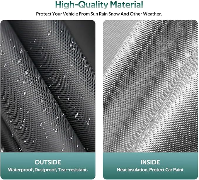 Coupe Car Cover Custom Fit for Chevrolet Corvette C4 C5 C6 C7 C8 Coupe(1963-2025), Waterproof All Weather for Automobiles, Outdoor Full Cover with Windproof Clip Straps.