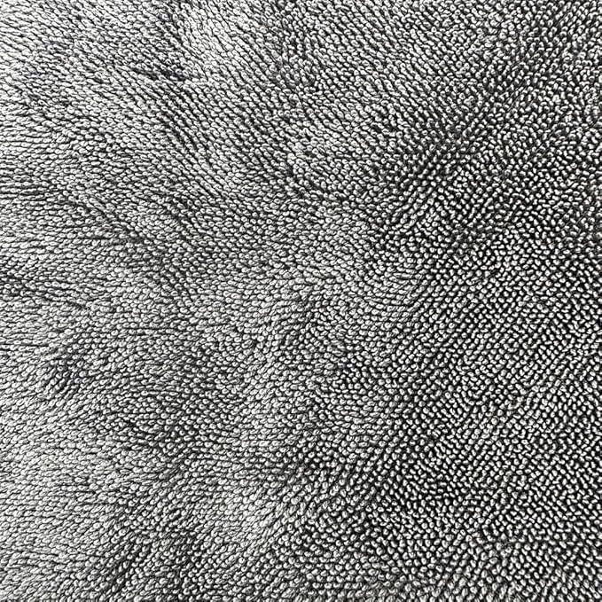 3D Hydro-FIL XL | Professional Grade Microfiber Towel | Extra Large 20” x 31.5” | Highly Absorbent | Premium Drying Cloth for Car Detailing (Grey)