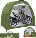 Prolee Bike Shed 6.6FT Waterproof 210D Oxford Fabric, Bike Storage with Window Design for Outdoor Storage, Bike Storage Tent for 2-3 Bikes, Outdoor Storage Waterproof