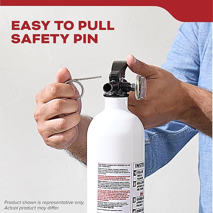 Kidde Fire Extinguisher for Vehicles, Cars, Trucks, Single-Use 10BC