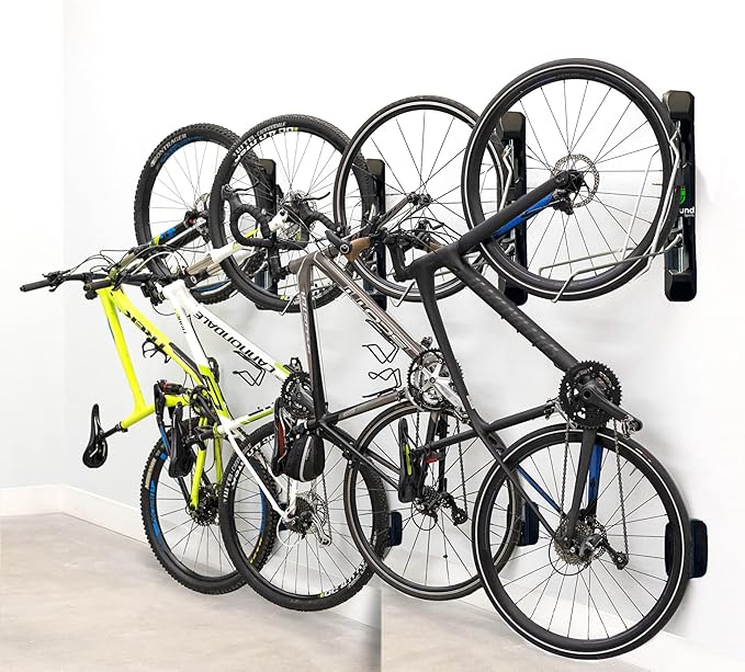 Unbound Bike Storage Rack: Swivel Wall Mount for Effortless Indoor Storage - Space-Saving Design with Swivel Arms. Ideal for Home, Garage, Bike Park (Mountain Bike Rack (TIRE 2.1''~2.8''))