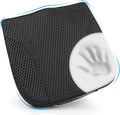 Car Seat Cushion, Comfortable Memory Foam Seat Pillow for Driving, Sciatica-Back Pain Relief, Cushion for Car-Truck, Office, Wheelchair - Mesh Black
