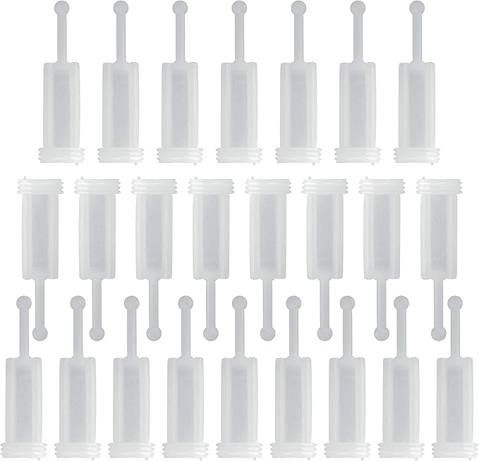 TCP Global Disposable HVLP Gravity Spray Gun Filters Fine Mesh (Pack of 24) - Universal Size Fits Most Gravity Feed Spray Guns to Strain and Catch Dirt Particles in Paint Coatings, Auto