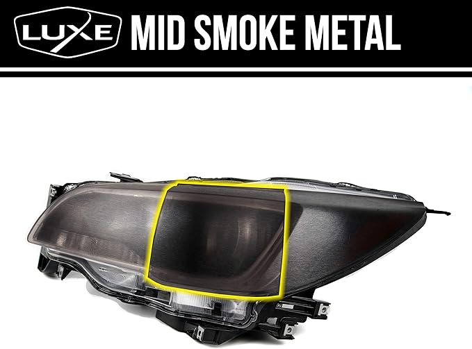 Luxe LightWrap Mid Metal Universal Headlight Tail Light Tint Kit (20” x 2 Yard)