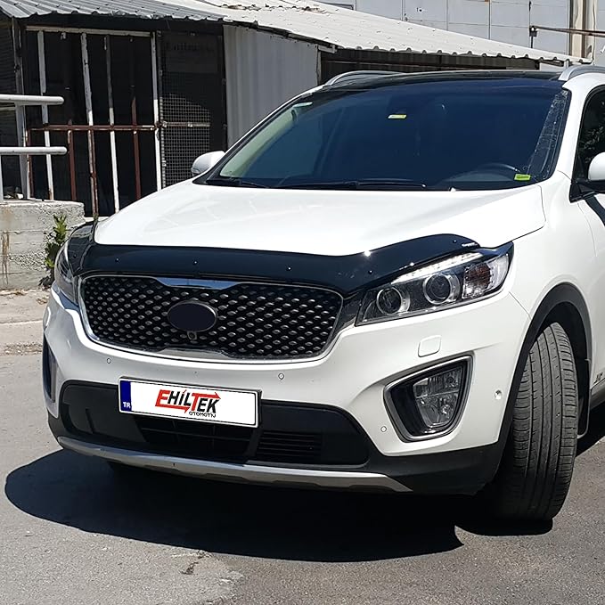 Hood Deflector Guard Fits Kia Sorento 2016-2020 | Bug & Bonnet Shields, Protects from Particles & Bug, All Weather - Durable - Easy assembly without Drill