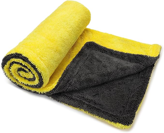 Car Drying Towel,Extra Large 36"x24" Microfiber Towel for Cars XL,Quick-Dry, Streak-Free,No Water Spots,Car Cleaning & Detailing Supplies,Double-Sided High Absorbency Edgeless Design