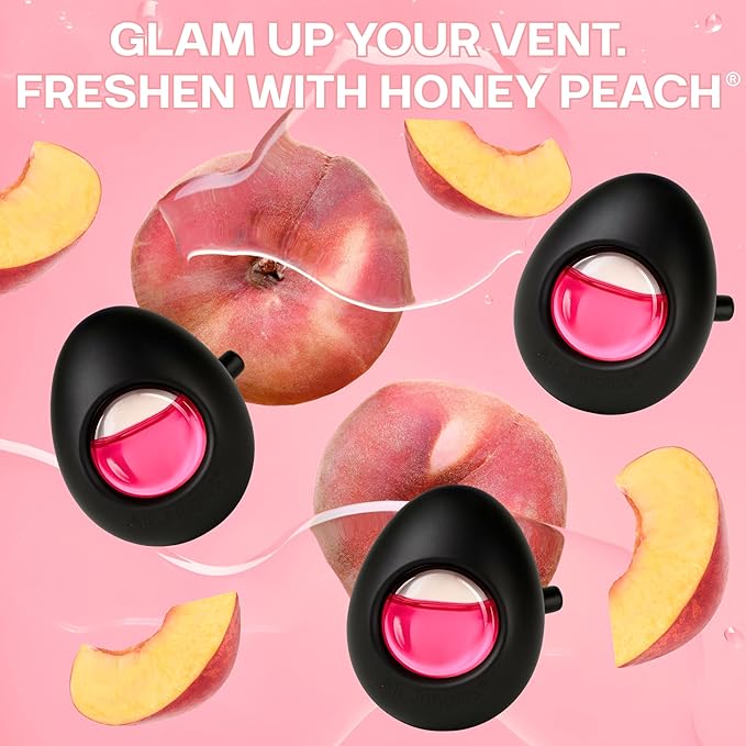 Air Jungles Car Air Freshener Vent Clip 5 Count, Variety Pack – New Car, Ocean, Lavender, Honey Peach, Hawaii Mahalo, 4 ml Each, Long-Lasting Odor Eliminator, Up to 150 Days Freshness for Auto