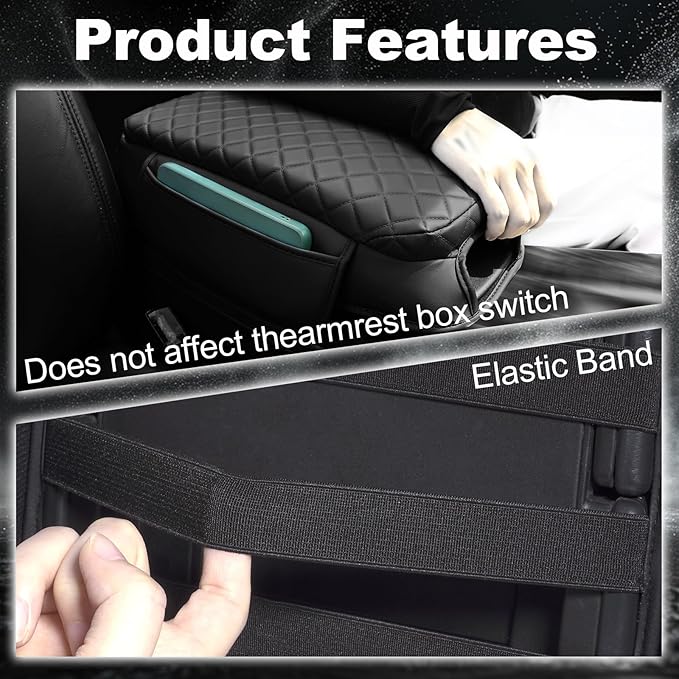 Center Console Armrest Cover for 2011-2020 Dodge Journey Cushion Pad Armrest Box Cover Protector Dodge Journey Interior Accessories (Journey11-20 pad)