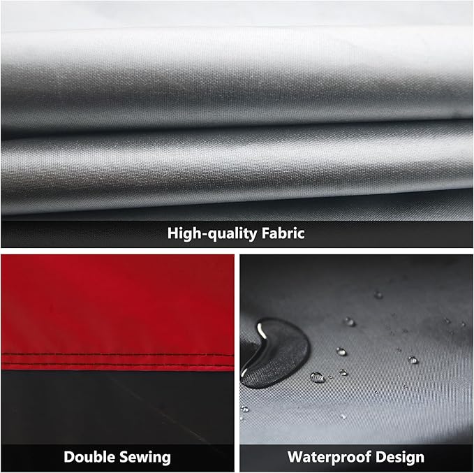 SUV Car Cover Waterproof All Weather,Cover Full Exterior Cover Windproof Outdoor Full Car Cover UV/Snow/Hail/Dust Protection Fit SUV Jeep-Length 182" to 190"