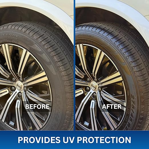 Multi-Surface Car Detailer | Trim Shine, Tire Shine, Interior Shine | Easy Apply, Long Lasting, No-Residue Formula | Back to Black Trim Restorer | Safe Car Detailing