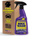 Wizards Bike Wash - Cleaner For Motorcycle Washing Kit- Quick Detailer for Bike with Bug Remover - For Your Motorcycle Accessories and Detail Kit - 22 oz