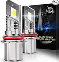 RENO 9007 Bulb,9007 Fog Light Bulbs 6000k White Lights Cool Fan Fanless In Line Car Fog Bulb Plug-N-Play, Pack of 2