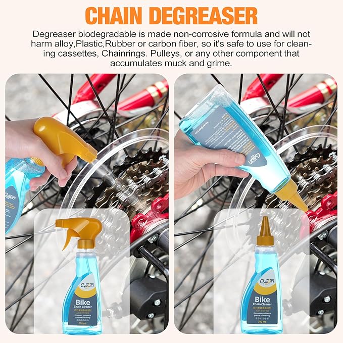 Bike Cleaning Kit including chain cleaner,chain brush,maintenance tool,chain lube,chain degreaser