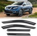 Rain Guards for Car Windows, Tape-On Window Visors Rain Guards Fit for 2014-2020 Nissan Rogue, Window Deflectors, Vent Visors for Nissan Car Accessories, 4 Pieces