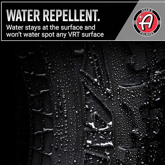 Adam's Polishes Silica Infused VRT Tire & Trim Dressing - Durable UV Protection and Water Repellent - Leaves a Crisp Freshly Detailed Look - Dress Tires or Trim Without Worry of Slinging (New 16 oz)