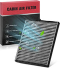 BDFHYK CF10546 Cabin Air Filter with Activated Carbon Compatible with Chevy 2004-2011 Aveo, 2006-2011 Aveo5, Compatible with Pontiac 2009-2010 G3, 2009 G3 Wave, 2005-2008 Wave, 2005-2007 Wave5
