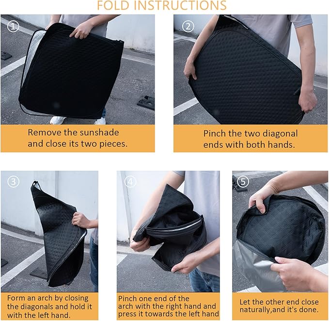 Car Windshield Sun Shade 5 Layers Thick for Mazda CX-30 SUV 2019-2024 2025 - Front Window Sunshade Sun Visor Accessories - Protector for CX30 Vehicle Reflect UV Sun and Heat