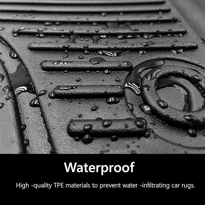 2025 HRV Floor Mats - Original Floor Mats Custom Fit for 2023 2024 2025 2026 Honda HRV & 2025 Acura ADX TPE Rubber Car Mats, All Weather Protection Floor Liners for HR-V Accessories 1st & 2nd Row