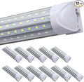 (12-Pack), 8FT LED Shop Light, Super Bright 110W Shop Lights, 19800LM 5000K 8 Foot Led Lights, LED Shop Lights Lighting