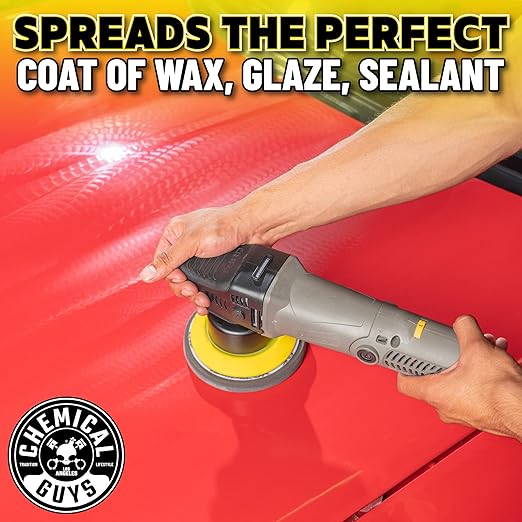Chemical Guys BUF612 TORQX Random Orbital Polisher, One-Step Scratch & Swirl Removal Kit - 8 Items
