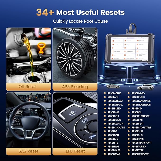 THINKCAR THINKSCAN 689 OBD2 Scanner, Bidirectional Scan Tool with Lifetime Free Update, 34+ Reset, 3000+ Active Test, ECU Coding, PMI, All System Diagnostic Scanner for Cars, CANFD & DOIP, FCA SGW