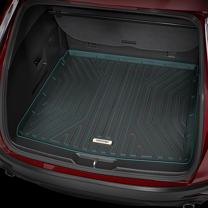 OEDRO Cargo Trunk Liner Floor Mat Fit for 2017-2025 Mazda CX-5, Black TPE All Weather Guard Heavy-Duty CX-5 Cargo Mat