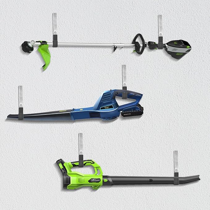 AccEncyc Heavy Duty Wall Mount Hooks - 2Pcs Steel Utility Hooks for Garage, Garden Tools & Hose Holder