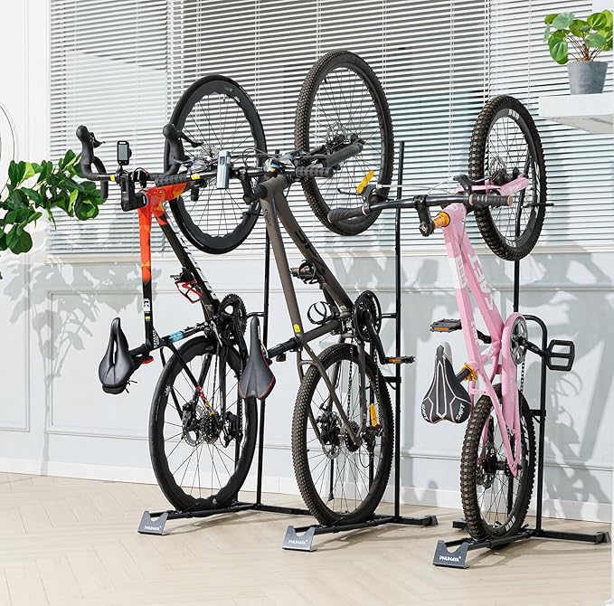 Bike Stand,Vertical Bike Rack For Indoor Bike Storage,Upright Bicycle Stand Floor. (StyleA-2pack)