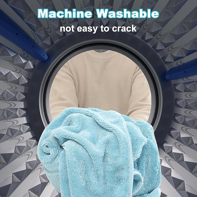 JOYMOOP Car Dry Towel, Quick Drying, Medium Size, Microfiber Cleaning Cloth, Blue, 35.4 x 23.6 Inches, 1 Pack for Boates, RVs, SUVs, Trucks, Cars