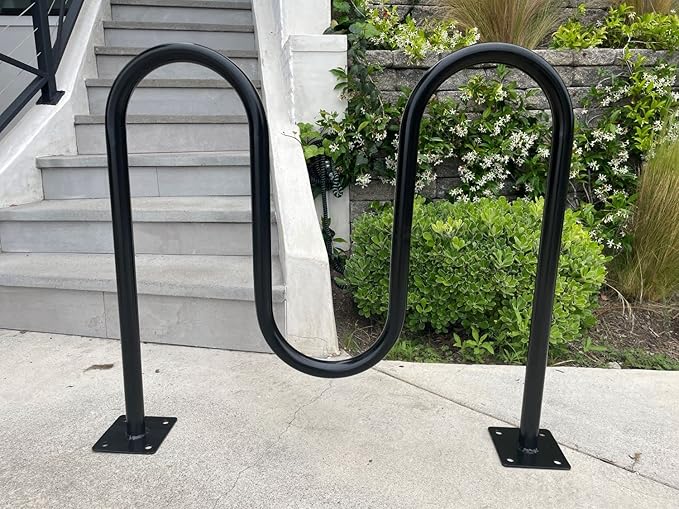 Sandbaggy Commercial Bike Racks - Galvanized Steel - Anti-Theft Design - In Ground, Apartments, Sidewalks, Industrial