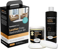 Furniture Clinic Leather Easy Restoration Kit | with Leather Recoloring Balm, Cleaner, Sponge, and Cloth | Leather Repair Kit for Scratched and Faded Furniture (Ivory)