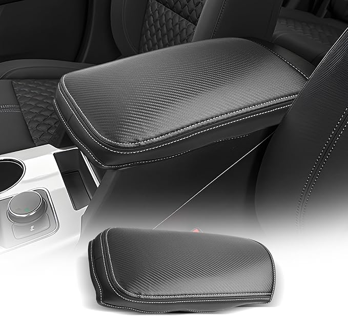 CDEFG for Chevrolet Blazer 2019-2025 Center Console Cover Armrest Box Cover for Chevy Blazer (2LT, 3LT, Premier, RS) 2020 2021 2022 2023 2024 2025 Accessories Console Arm Rest Protector