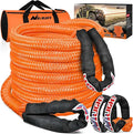 Nilight Kinetic Recovery Tow Rope Kit with 2 Soft Shackle 1" x 30ft Heavy Duty Offroad Tow Rope Snatch Strap Towing Strap kit (33,000LBS) for UTV ATV SUV Truck Car Jeep Tractor