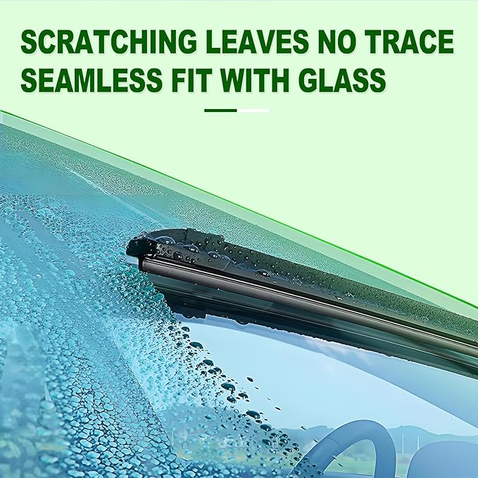 OEM Quality 21in + 19in Premium All-Season Windshield Wiper Blades for Original Equipment Replacement(Set of 2)