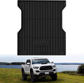 LASFIT Bed Mat for Toyota Tacoma 2024 2025 Truck Bed (5ft,5'Bed), All Weather 5 ft Rubber Car Bed Liner for Toyota Tacoma Accessories, TPE Trunk Mat&Cargo Liner, Black
