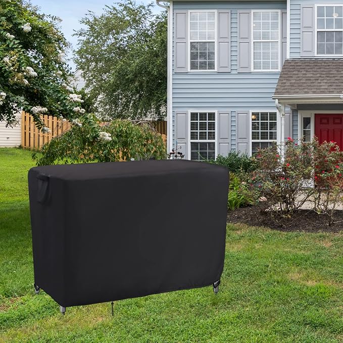 Kingling Outdoor Prep Table Covers, Waterproof Stainless Steel Table Cover Metal Table Cover Protection for Patio Kitchen Prep/Work Tables - 72''L x 24''W x 35''H