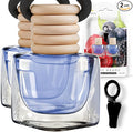 Car Air Fresheners for Women - Mixed Berries Fragrance | Pack of 2 Long Lasting Air Freshener | Odor Eliminator Car Perfume Diffuser with Essential Oils | Car Air Freshener Vent Clip by Perfa